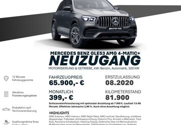 Mercedes-Benz GLE 53 AMG 81.900 km 65.900 &euro; Ebersbach an der Fils 73061