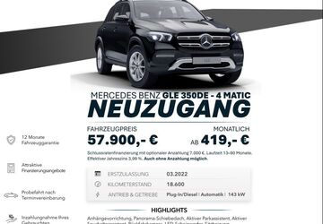 Mercedes-Benz GLE 350 18.600 km 57.900 &euro; Ebersbach an der Fils 73061
