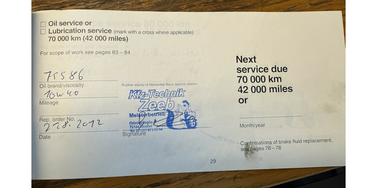 Mercedes-Benz SL 320 R129 Saisonkennzeichen 132.000 km 15.800 &euro; Schorndorf 73614