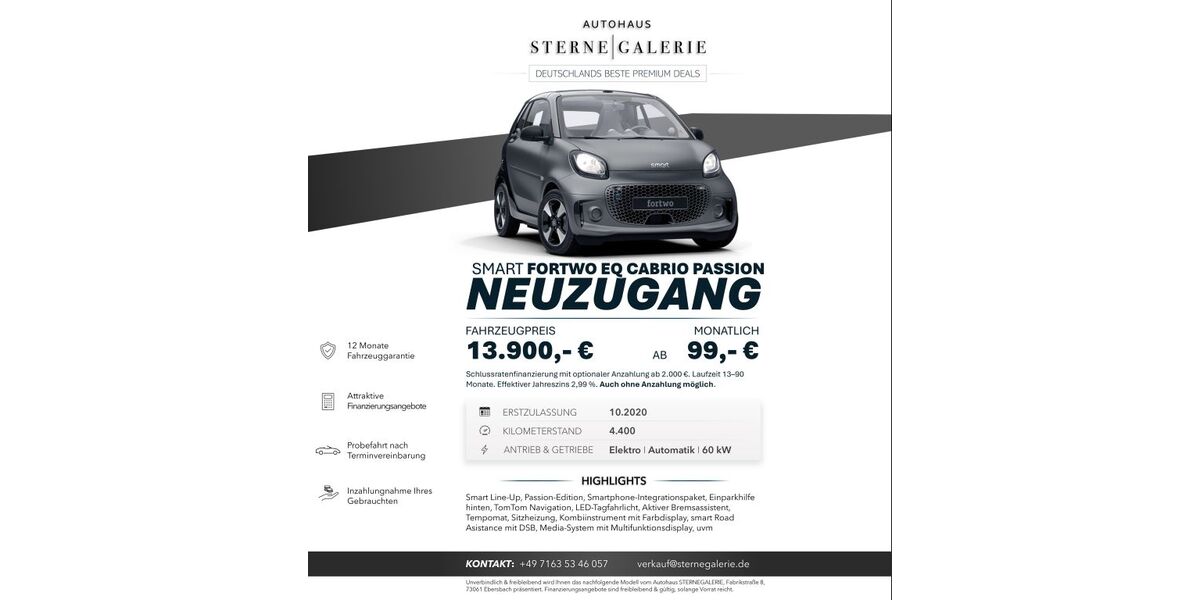Smart ForTwo 38.000 km 13.900 &euro; Ebersbach an der Fils 73061