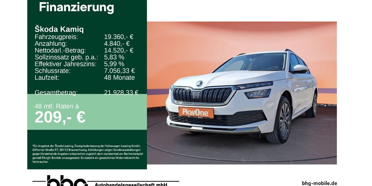 Skoda Kamiq 23.403 km 19.360 &euro; Göppingen 73037
