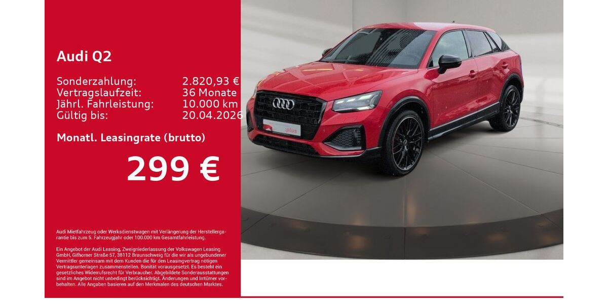 Audi Q2 7.750 km 38.880 &euro; Kirchheim 73230