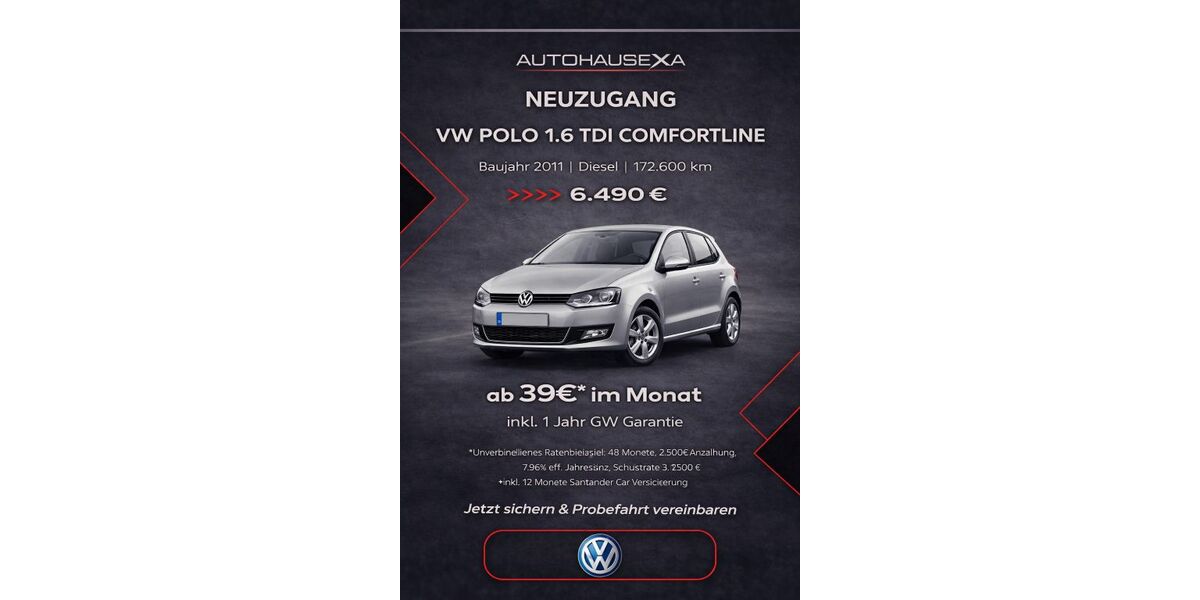VW Polo 172.600 km 6.100 &euro; Wernau am Neckar 73249