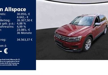 VW Tiguan Allspace 49.885 km 30.950 &euro; Schwäbisch Gmünd 73525