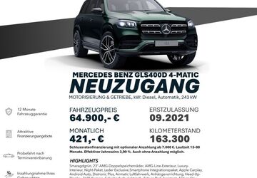 Mercedes-Benz GLS 400 163.300 km 64.900 &euro; Ebersbach an der Fils 73061