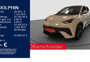 BYD DOLPHIN 2.000 km 28.450 &euro; Schwäbisch Gmünd 73525